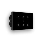 IOTICS Smart Wifi Switch Board: 6 Switch with 2 x High Load (AC/Geyser) switch. Touch Control, Remote, App Control. Voice Control with Alexa & Assistant. Smart Touch Switch For Home Automation (Black) - Image 2