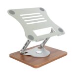 J31 Portable Laptop Stand, Ergonomic Adjustable Alloy Laptop Riser, Foldable Stand, Height Adjustable, Anti-Slip Design, Lightweight, Ideal for Work, Study, and Travel - Image 2
