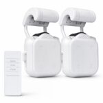 JERN Automatic Smart Motorized Curtain Opener with Remote, Electric Curtain Robot, Heavy Duty 15 KG Load Capacity, White, for Bedroom and Living Room, Rechargable (2) - Image 2