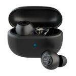 JLab Go Pop ANC Active Noise Cancelling Earbuds, Bluetooth Earphones, 24+ Hr Playtime Wireless Headphones, IP55 Sweat-Resistant in Ear Buds with Microphone, Clear Calls & Multipoint, Black - Image 2