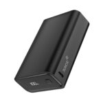 JUICE OJP1004 Compact Power Bank | Slimmest 20000mAh 5V/3A Power Bank | Input Type-C, USB Output High-Speed Charging Wireless Power Bank | External Phone Power Bank Compatible with Mobile (Black) - Image 2