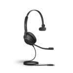 Jabra Evolve2 30 SE Wired Mono Noise-Cancelling Headset - Features 2-Mic Call Technology and USB-C Cable - Works with All Leading Unified Communications Platforms Such as Zoom and Google Meet - Black - Image 2