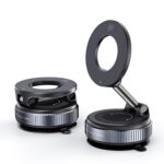 K007 Magnetic Car Wireless Charger Stand Car Mount Phone Holder Bracket (Black) - Image 2