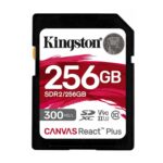 Kingston Canvas React Plus 256GB SD Card | SDXC UHS-II | 300R/260W U3 V90 | Full HD/4K/8K | SDR2/256GB - Image 2