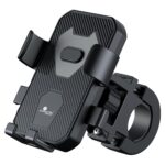 Kratos Mobile Holder for Bike with One-Touch Lock, 360° Rotating Adjustable Phone Mount for Bike Handlebar, Heavy Duty Shockproof Mobile Stand for Motorcycles, Universal Anti-Slip Bike Mobile Holder - Image 2