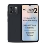 Lava Yuva Smart 2 (Crystal Blue, 3 GB RAM, 64 GB Storage) | Biggest 6.75" HD+ Display | 13MP AI Dual Rear Camera | 5000 mAh Battery | Secure Face Unlock | Fingerprint Reader - Image 2