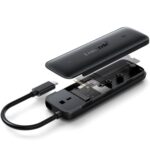 Lemorele M.2 NVMe SSD Enclosure, 10Gbps USB-C 3.2 Gen 2 M.2 NVMe PCIe External Enclosure Adapter, Tool-Free, for M-Key & B&M Key Solid State Drives 2230/2242/2260/2280, Realtek RTL9210 Chipset - Image 2
