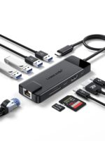 Lemorele USB C Hub 10-in-1, USB C Hub Multiport Adapter for MacBook Pro, Gigabit Ethernet with 4K HDMI, 100W PD, 4 USB 3.0/2.0, SD/TF, USB-C Data 3.0, Compatible for Windows/Mac/iPad - Image 2