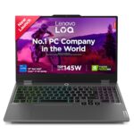 Lenovo LOQ, Intel Core i7 13th Gen 13650HX, NVIDIA RTX 4060 8GB, 24GB RAM, 512GB SSD, 15.6"(39.6cm), Windows 11, Office Home 2024, Grey, 2.4Kg, 83DV00X8IN, 100% sRGB, 3 Mon. Game Pass Gaming Laptop - Image 2