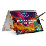 Lenovo Yoga 9 13th Gen Intel Evo i7 1360P 14"(35.56cm) 4K OLED 2-in-1 400Nits Laptop (16GB/1TB SSD/Win 11/Office 2021/Backlit KB/Pen 2.0/1Yr Warranty/Alexa/3 Month Game Pass/Oatmeal/1.4Kg) 83B1004XIN - Image 2