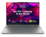 Lenovo Yoga Pro 9 Intel Evo Core Ultra 9 185H Built-in AI 16"(40.6cm) 3.2K IPS 165Hz Touchscreen Laptop (32GB/1TB SSD/NVIDIA RTX 4050 6GB/Win11/MSO 21/5.0MP+IR Cam/3 Mon GamePass/Grey/2Kg), 83DN004VIN - Image 2