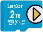 Lexar 2TB Play Blue Micro SD Card, UHS-I, C10, U3, V30, A2, 4K, Up to 160MB/s microSDXC Memory Card, Expanded Storage for Nintendo Switch, Gaming Devices, Smartphones, Tablets (LMSPLBL002T-BNNNU) - Image 2