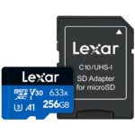 Lexar High-Performance microSDXC 633x 256GB UHS-I Card w/SD Adapter - LSDMI256BBNL633A - Image 2