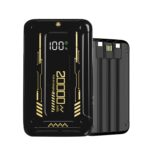 Lifelong Armour 20000 mAh 22.5 W Fast Charging Compact Pocket Size Power Bank with 6 Input/Output Port (Black, Lithium Polymer, Quick Charge 3.0 for Mobile, Earbuds, Smartwatch, Speaker, Tablet) - Image 2