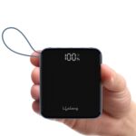 Lifelong Electronics 10000 mAh Fast | Compact Power Bank | 22.5 W Output, 4 Input/Output Ports, Cable Included | Quick Charge 3.0 | Portable Charger for Mobiles, Earbuds, Speakers & Others (Dark Blue) - Image 2