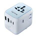 Lifelong Electronics 2500W Universal Travel Adapter All in One | 3 Type-C 45W PD & 2 USB-A 18W QC 3.0 | Dual Fuse Protection | 180+ Countries - Europe/US/Asia etc | International Socket - Image 2
