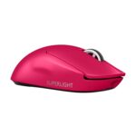 Logitech G PRO X Superlight 2 Lightspeed Wireless Gaming Mouse, Lightweight, LIGHTFORCE Hybrid Switches, Hero 2 Sensor, 32,000 DPI, 5 Programmable Buttons, USB-C Charging, PC & Mac - Magenta - Image 2