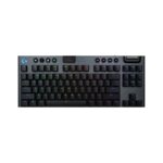 Logitech G915 X Lightspeed TKL Low-Profile Wireless Gaming Keyboard, Double-Shot PBT Keycaps, Fully Programmable Keys, RGB Backlighting, Sleek Aluminum Finishing, GL Brown Tactile - PC/Mac- Black - Image 2