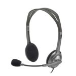 Logitech H110 Stereo Wired On Ear Headphones With Mic With Noise-Cancelling 3.5-Mm Dual Audio Jack For Pc/Mac/Laptop (Black) - Image 2