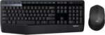 Logitech MK345 Wireless Combo Full-Sized Keyboard with Palm Rest and Comfortable Right-Handed Mouse, 2.4 GHz Wireless USB Receiver, Compatible with PC, Laptop - Black - Image 2