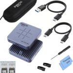 M.2 2230 NVMe SSD Enclosure, PiBOX India, 10Gbps USB 3.2 Gen 2, REALTEK RTL9210 Chipset, CNC Aluminum Cooling Fins, External NVMe Reader, USB-C Interface, M-Key B&M Key Compatible- M2-2230-NE1 - Image 2