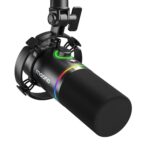 MAONO PD200X USB/XLR Dynamic Mic for Singing, PC, YouTube Recording. Professional Microphone with Programmable Software and 0-Latency Monitoring, Volume Control, Tap-to-Mute and Shock Mount, Black - Image 2