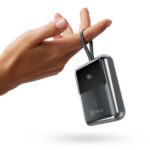 MPower X1 Powerbank |10000mAh Battery Capacity | 22.5W Fast Charging | Built-in Type-C Cable | Dual Quick Charging Port | Battery Display Indicator | Sparkling Finished Design (Black) - Image 2