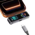 Magnetic Portable iPhone SSD for ProRes 4K 60fps Video Recording, 1TB External Super Storage for iPhone 15/16 Pro/Pro Max,iMac/MacBook, LCD Display, USB-C PD 3.0 Port, Built-in Cooling Fan - Image 2