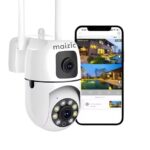 Maizic Smarthome 5MP WiFi PTZ Security Camera | 360° Pan & Tilt, AI Motion Detection, Full-Color Night Vision, Two-Way Audio, Waterproof (IP65), Supports 128GB SD & Cloud - Image 2