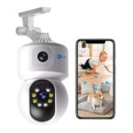 Maizic Smarthome Supercam 5+5 MP CCTV Camera 360° Coverage Security WiFi Camera for Home, Pan & Tilt, Color Night Vision 20M, Human Detection, Smart Motion Tracking, 2-Way Talk, Live View - Image 2