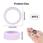 Manthan 6 Pcs Smart Ring for Men Cover, Water Resistant and Shock Proof Design for Gym Workouts, Fitness Ring Protective Cover Set, Swimming Activities, Outdoor Sports - Image 2