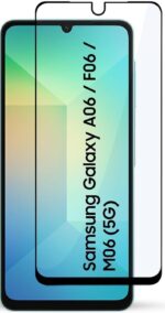 Military-Grade Tempered Glass Screen Protector Compatible for Samsung Galaxy M06 5G, Samsung Galaxy A06 5G, Samsung Galaxy F06 5G with Edge to Edge Coverage and Easy Self Installation kit - Image 2