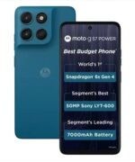 Motorola G57 Power 5G (Corsair, 8GB RAM, 128GB Storage) | Snapdragon 6s Gen 4 Processor | 6.72" FHD+ Display | 50MP LYT-600 + 8MP Ultrawide | 8MP Selfie Camera | 7000mAh Battery, 33W TurboPower | IP64 - Image 2