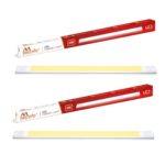Murphy 1 Feet Led Under Cabinet Lighting, 4W Under Cabinet and Under Counter Lighting, Led Profile Light : Warm White, Pack of 2-Aluminium - Image 2