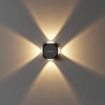 Murphy LED Outdoor Up/Down Wall Light - 6W, Warm White, (4 Multi-Directional Beams), IP65 Waterproof Aluminum Body, Pack of 1 (2-Year Warranty) - Image 2