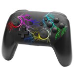 NITHO FURY Wireless Controller for PC, Windows, Switch, iOS, Android, Gaming Gamepad with Dynamic RGB Lights | 6-Axis Motion Sensor | Programmable Turbo | Dual Vibration | Lightweight - Image 2