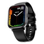 Nervfit Fuel Pro S2 Premium Smartwatch with 2.02" TrueColor+ Display, BT Calling, AI Voice Assistant, Waterproof, Heart Rate & SpO2 Monitoring, and 100+ Sports Modes (Midnight Black Silicone) - Image 2