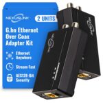 Nexustlink G.hn Powerline 1200Mbps Ethernet Over Coaxial Kit, GCA-1200-KIT (2-Units) - Image 2