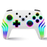 NiTHO NEXUS Wireless Controller for PC, Windows, Switch & Switch 2, iOS, Android, Gaming Gamepad with RGB Light | Hall Effect Triggers | 6-Axis Gyro | Vibration & Turbo | Programmable Buttons, White - Image 2