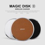 Nillkin Magic Disk III Leather Coated Qi Wireless Charger Dock Station - Brown - Image 2