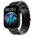 Noise ColorFit Ultra 3 Bluetooth Calling Smart Watch with Biggest 1.96" AMOLED Display, Premium Metallic Build, Functional Crown, Gesture Control with Metallic Strap (Jet Black: Elite Edition) - Image 2