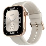 Noise Colorfit Pro 5 Smart Watch 1.85" AMOLED Display, BT Calling, New DIY Watch Faces, Smart Dock Design, Emergency SOS Tech, Emoji Support, 5X Faster Data Transfer, Instacharge?? (Starlight Gold) - Image 2