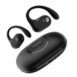 Noise Pure Pods Wireless Open Ear Earbuds with AirWave™ Technology,Up-to 80H Playtime,Quad Mic with ENC,16mm Neodymium Dynamic Driver,Detachable Pure Band,BTv5.3 (Power Black) - Image 2
