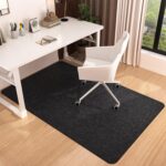 Office Chair Mat for Hardwood Floor, 120"x90" Computer Chair Mat, Desk Chair Mat, Large Anti-Slip Floor Protector for Home Office Black - Image 2
