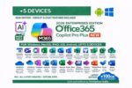 O'ffice365 Pro Plus Edition 2026 with AI Chat, 5 Devices Lifetime Validity, Win/MacOS/iOS/Android, 100 GB Cloud Storage, Quick Installation Support. 1-Year Warranty. - Image 2
