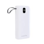 One Life Dual Port Ultra Slim 12W Fast Charging Power Bank with Massive 20000 mAh Capacity & LED Indicator for iPhone Android Mobiles & Tablets (White) - Image 2