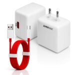Oneplus 80W Supervooc Charger with 1M Type-C Cable for Oneplus 15/15r/13/13r/13s/12/12r/11/11r/Nord 5/Ce5/4/Ce4/10T/10/Open/Realme|Supports Dash|Wrap| Vooc|Superdart|USB C 80 Watt Charging Adapter - Image 2