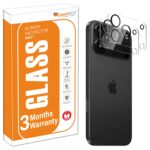 OpenTech® Premium Camera Lens Protector Tempered Glass Compatible For iPhone 17 Pro With Edge To Edge Coverage (Full Transparent) (Pack of Two) - Image 2