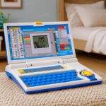 Orange Bear Kids Educational Laptop Toy with Mouse (1 Year Warranty) – 20 Learning Activities Games Music | ABC Numbers Alphabet Computer Toy for Boys & Girls | Learning Notebook for Kids (Blue) - Image 2