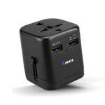 Orei Universal Travel Adapter with 2 USB Ports (2.4A Smart Plug Charging), Multiplug Socket Power Plug for Cell Phones, Tablets, Camera, for Travelers - Image 2